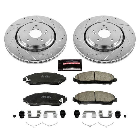 Power Stop 14-16 Acura MDX Front Z23 Evolution Sport Brake Kit