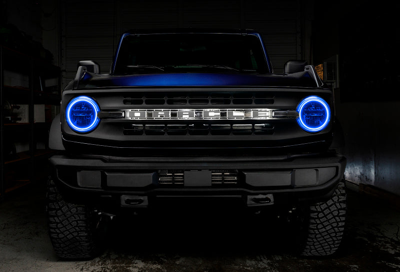 Oracle 2021 Ford Bronco Base Headlight LED Halo Kit - ColorSHIFT - w/o Controller SEE WARRANTY