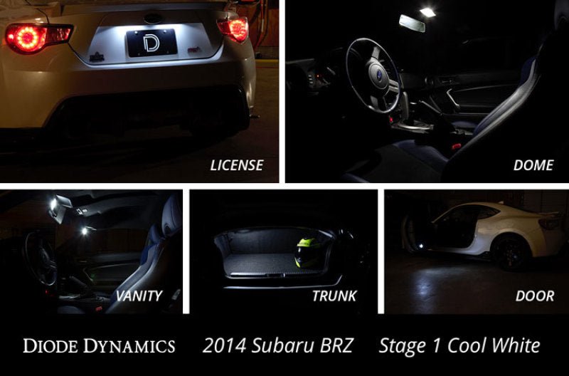 Diode Dynamics Subaru BRZ Interior Kit Stage 1 - Blue