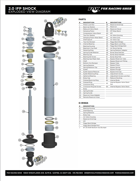 Fox (T) Reducer Dia. 750 ID Spherical Dia.1.230 OD 1.546 x Dia.14Mm O-Ring Seal Stainless Steel