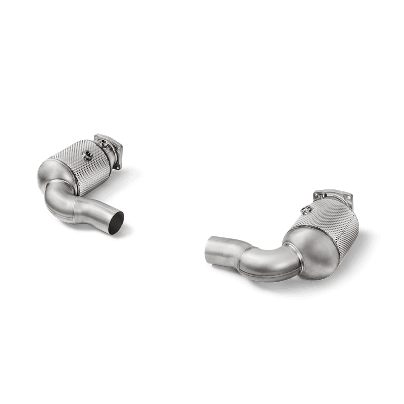 Akrapovic 16-17 Porsche 911 Turbo/Turbo S (991.2) Link Pipe Set w/ Cat (SS)