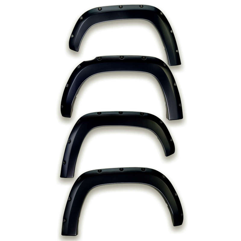 EGR 14+ Chev Silverado 6-8ft Bed Bolt-On Look Color Match Fender Flares - Set - Black