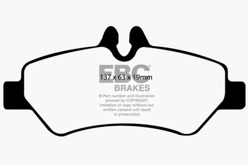 EBC 07+ Dodge Sprinter 2500 Ultimax2 Rear Brake Pads