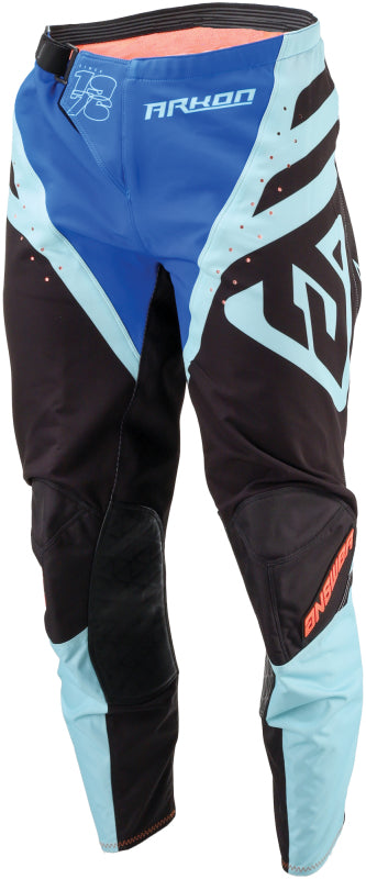 Answer 25 Arkon Nitrus Pants Blue/Black/Hyper Orange Size - 38