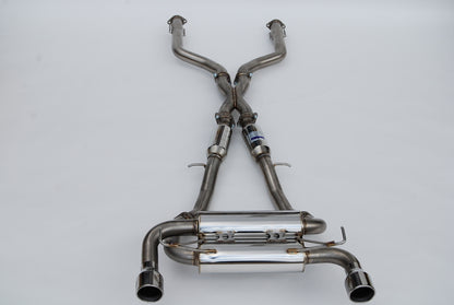 Invidia 2022+ Nissan Z 70mm Gemini Cat Back Exhaust - Rolled SS Tips