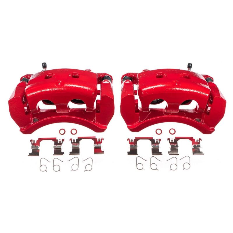 Power Stop 14-19 Infiniti Q50 Front Red Calipers - Pair