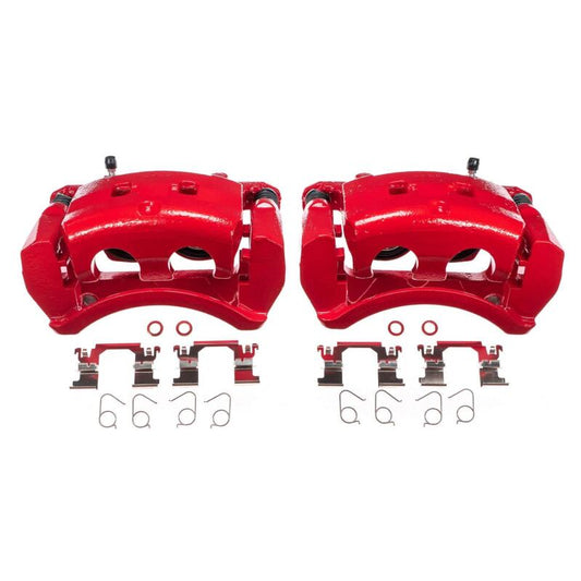 Power Stop 14-19 Infiniti Q50 Front Red Calipers - Pair