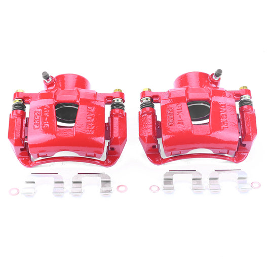 Power Stop 04-11 Chevrolet Aveo Front Red Calipers w/Brackets - Pair