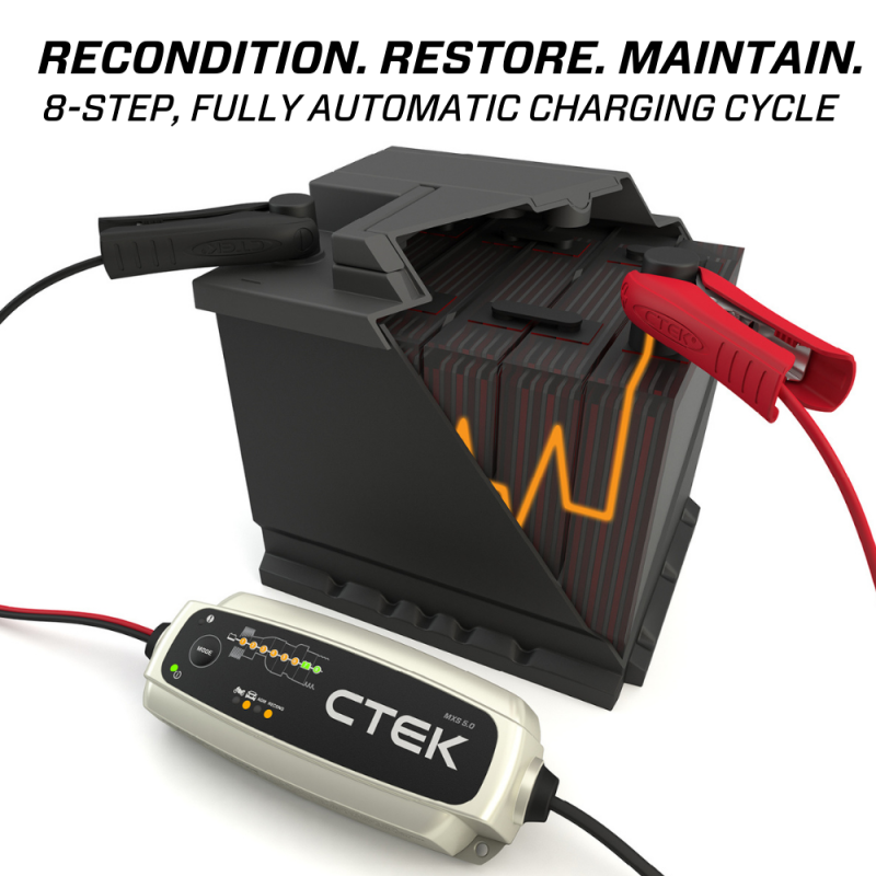 CTEK Battery Charger - MXS 5.0 4.3 Amp 12 Volt