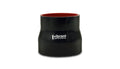Vibrant 4 Ply Aramid Reducer Coupling 1.75in Inlet x 1.25 Outlet x 3in Length - Black