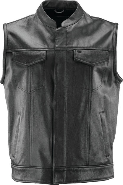 Kuryakyn Leather By River Road Vandal Club Vest Black - Small