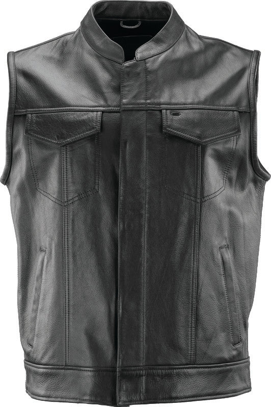 Kuryakyn Leather By River Road Vandal Club Vest Black - XL