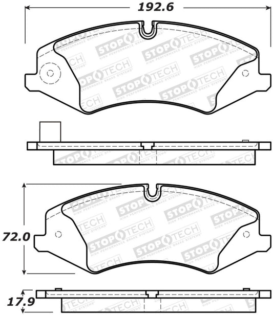 StopTech Street Brake Pads - Rear