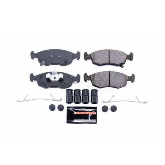 Power Stop 12-18 Fiat 500 Front Z23 Evolution Sport Brake Pads w/Hardware