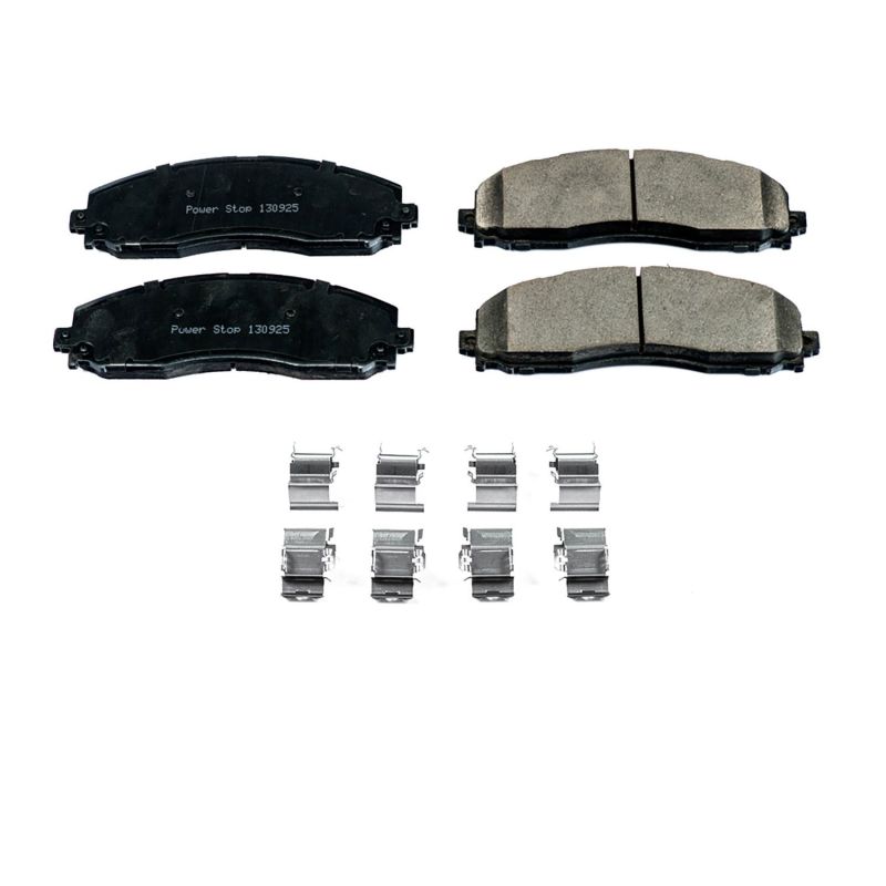 Power Stop 13-19 Ford F-250 Super Duty Rear Z17 Evolution Ceramic Brake Pads w/Hardware