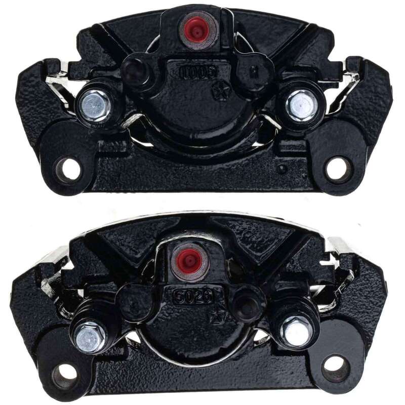 Power Stop 11-18 Ram 1500 Rear Black Calipers - Pair (w/Bracket)