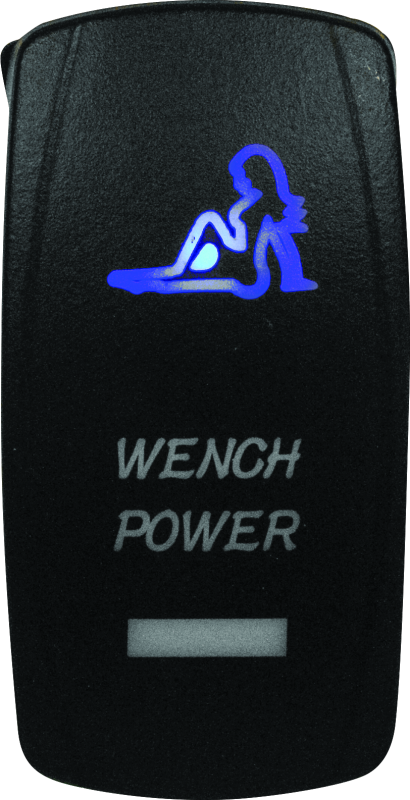 DragonFire Racing Lighted Switch Wench Power Blue