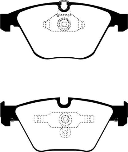 EBC 08-10 BMW M3 4.0 (E90) Yellowstuff Front Brake Pads