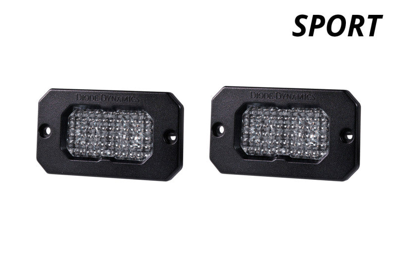 Diode Dynamics Stage Series 2 In LED Pod Sport - White Fog Flush ABL (Pair)