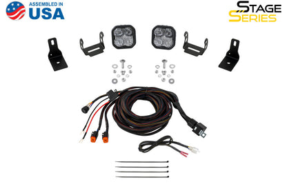 Diode Dynamics 2022+ Ford Maverick, C2 Sport Stage Series Ditch Light Kit Pro White Combo