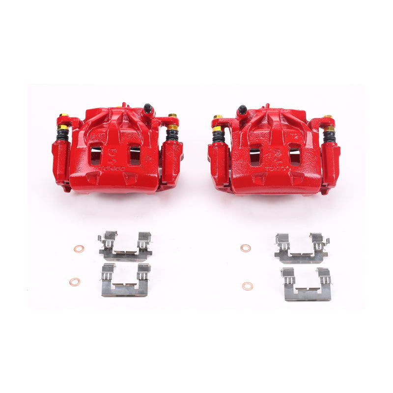 Power Stop 06-07 Subaru B9 Tribeca Front Red Calipers w/Brackets - Pair