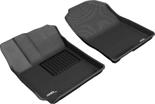 3D MAXpider 2018-2020 Hyundai Kona Kagu 1st Row Floormat - Black