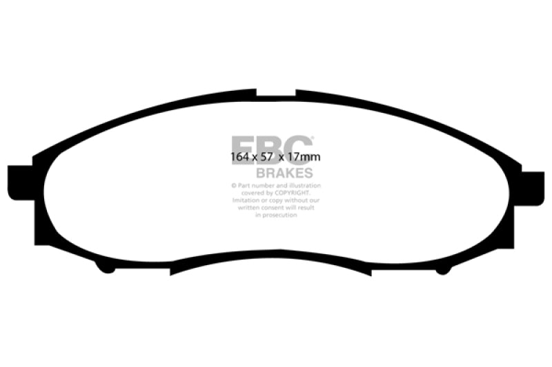 EBC 03-04 Nissan Frontier 3.3 2WD Ultimax2 Front Brake Pads