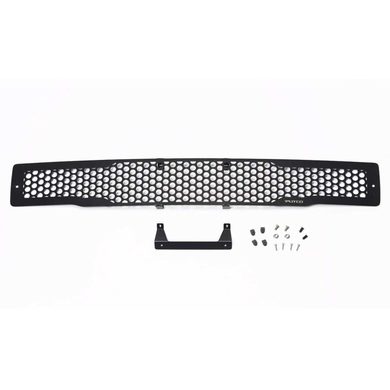 Putco 15-17 Ford F-150 - Stainless Steel Black Punch Design Bumper Grille Inserts