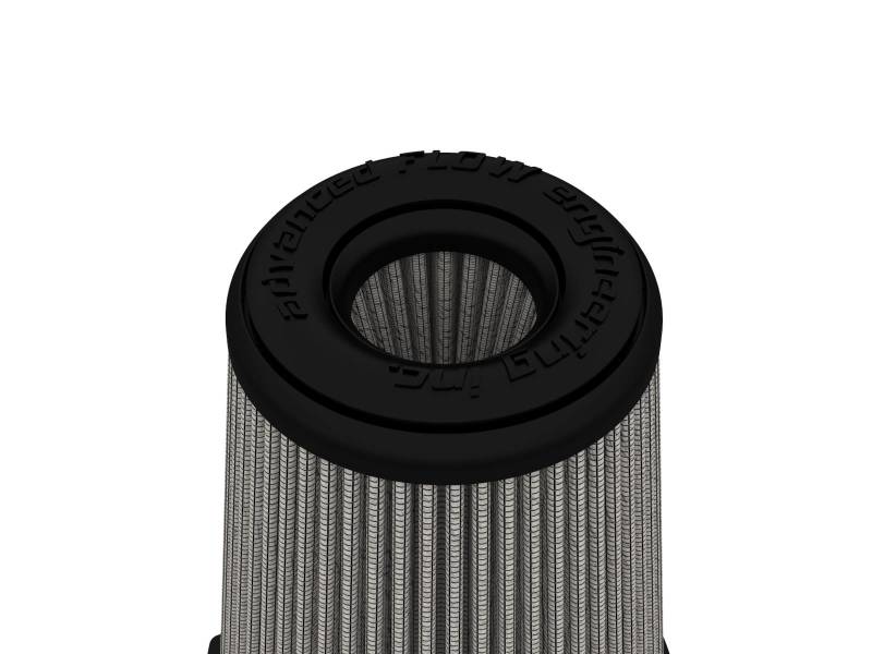 aFe MagnumFLOW Pro DRY S Air Filter 3-1/2in F x 5in B x 3-1/2in T x 6in H (Pair) - Precision R