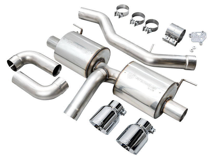 AWE 19-23 BMW 330i / 21-23 BMW 430i Base G2X Touring Axle Back Exhaust - Chrome Silver - Precision R