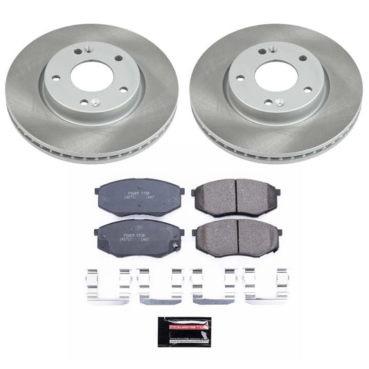 Power Stop 2011 Kia Sportage Front Semi-Coated Rotor Kit