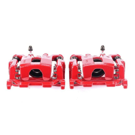 Power Stop 09-14 Nissan Maxima Rear Red Calipers w/Brackets - Pair