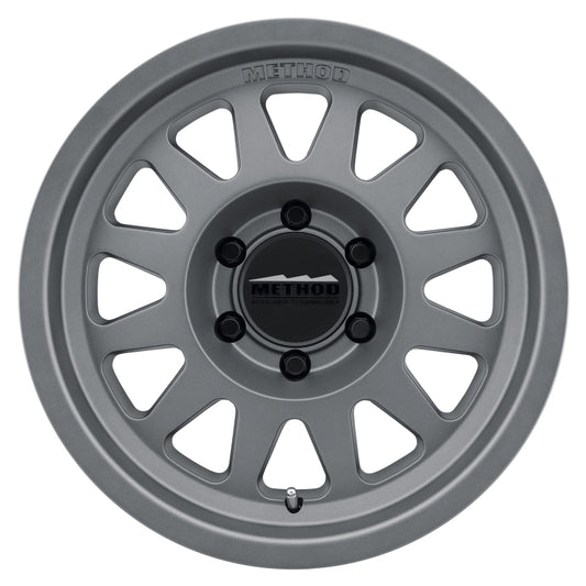 Method MR704 17x8.5 0mm Offset 5x150 110.5mm CB Matte Titanium Wheel