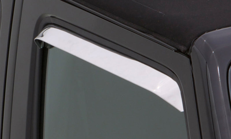 AVS 80-96 Ford Bronco (Installs w/Tape) Ventshade Window Deflectors 2pc - Stainless