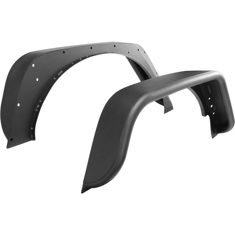 Westin/Snyper 07-17 Jeep Wrangler Tube Fenders - Rear - Textured Black