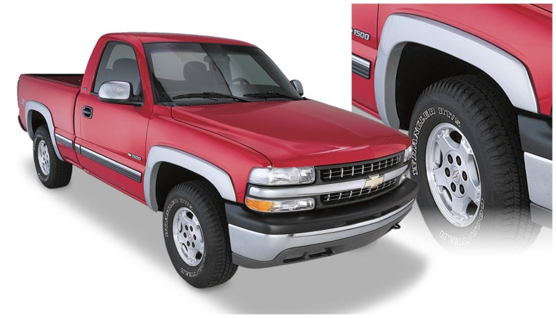 Bushwacker 99-02 Chevy Silverado 1500 Fleetside OE Style Flares 4pc 78.0/96.0in Bed - Black