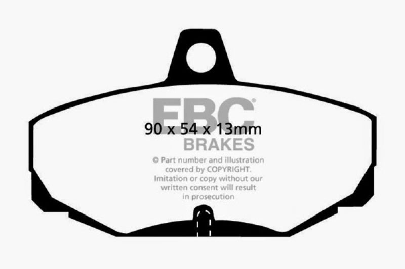 EBC 96-00 Ac Ace 5.0 Greenstuff Rear Brake Pads