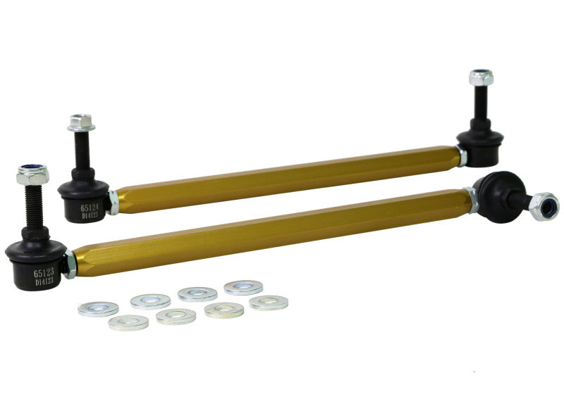 Whiteline 06/05+ Ford Focus LS / 05/09+ Mazda 3 BK Front Swaybar Link Kit H/Duty Adj Steel Ball