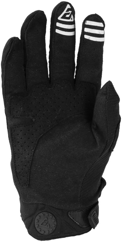 Answer 25 Peak Gloves Black/White Youth - XS