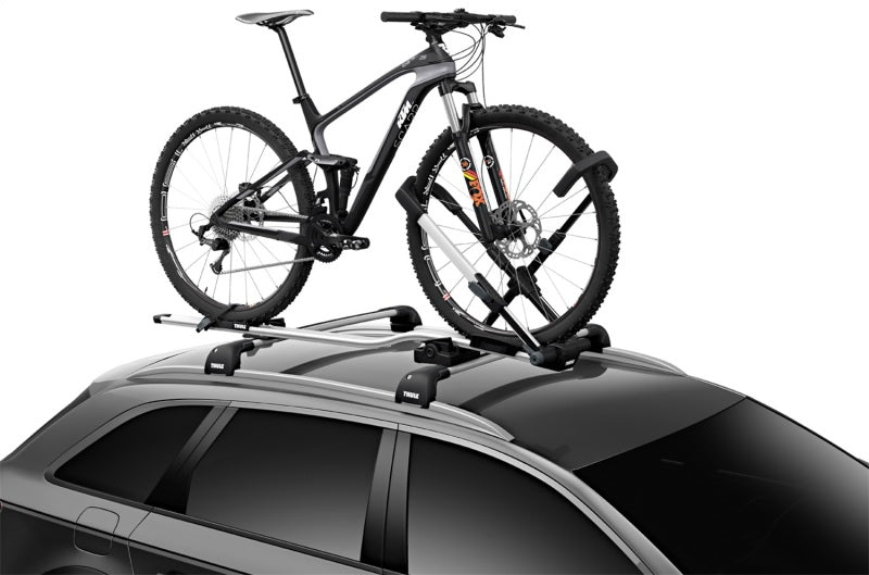 Thule UpRide - Upright Bike Rack (No Frame Contact) - Silver/Black