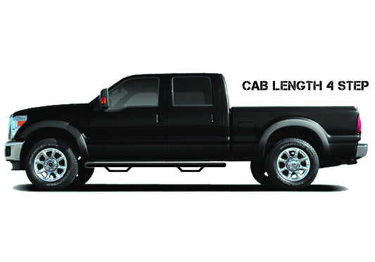 N-Fab Nerf Step 19-20 Ram 2500/3500 Mega Cab - Cab Length - Tex. Black