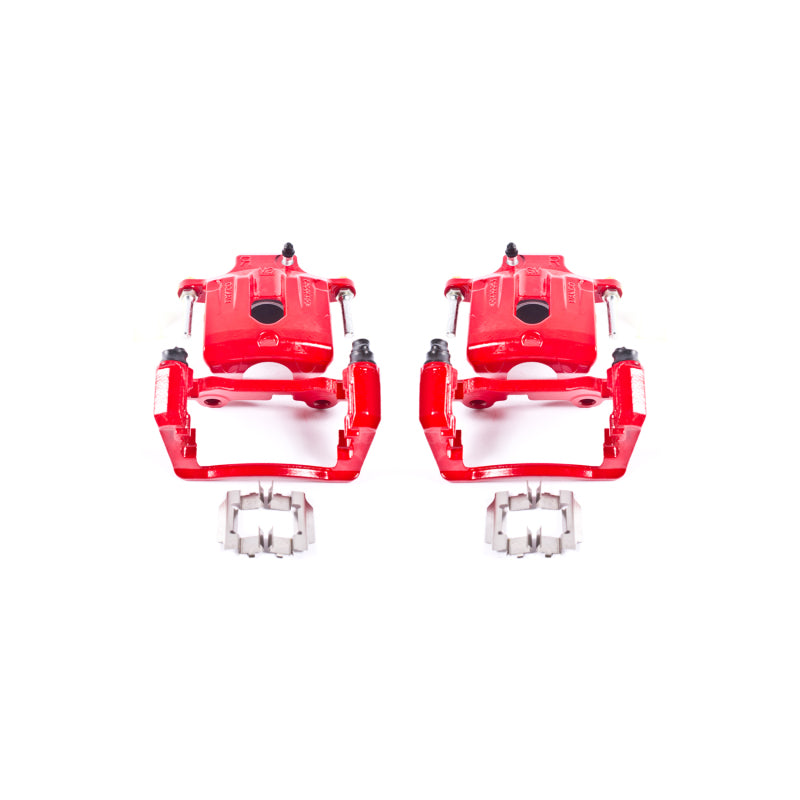 Power Stop 04-07 Buick Rainier Rear Red Calipers w/Brackets - Pair