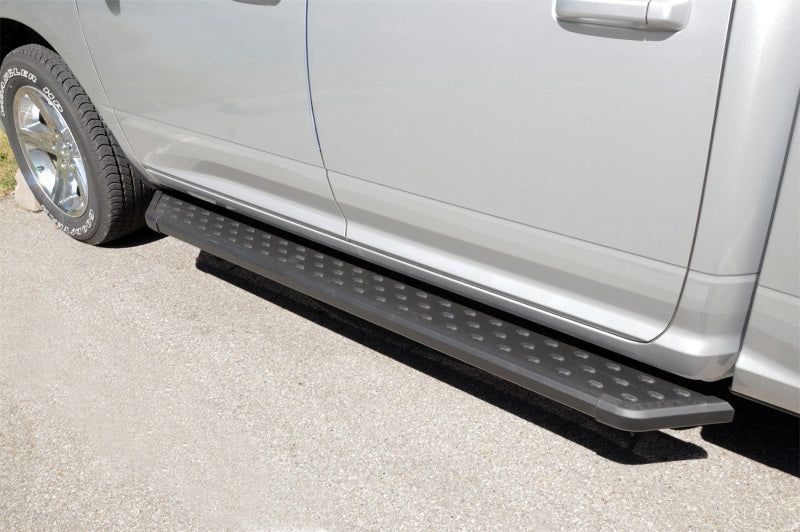 Deezee 99-23 Chevrolet/GMC/Dodge/Ford Full Size Running Board CrewCab Truck Board (Blk Trim)