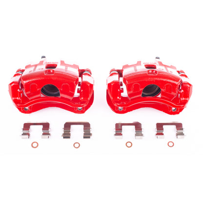 Power Stop 10-11 Hyundai Azera Front Red Calipers w/Brackets - Pair