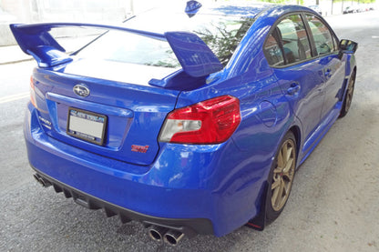 Rally Armor 15-21 Subaru WRX/STI Black UR Mud Flap w/Grey Logo