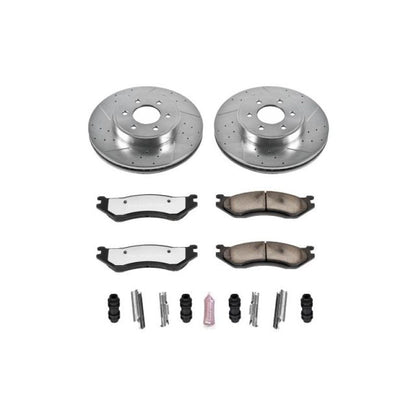 Power Stop 2003 Dodge Durango Front Z36 Truck & Tow Brake Kit