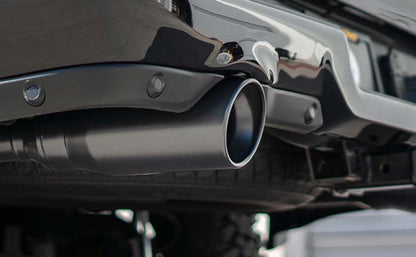 MagnaFlow 20-21 Ford Explorer 3.0L V6 Dual Exit Quad Black Chrome Tip Street Series Cat-Back Exhaust