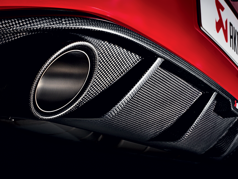 Akrapovic 13-17 Volkswagen Golf GTI (VII) Rear Carbon Fiber Diffuser - Matte