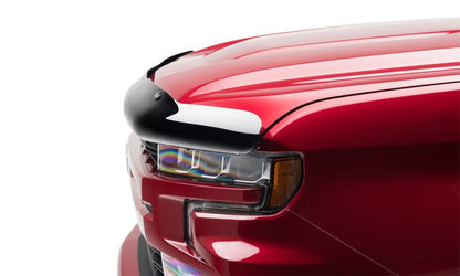 AVS 15-18 GMC Sierra 2500 (Excl. Induction Hood) High Profile Bugflector II Hood Shield - Smoke