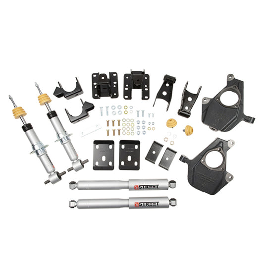 Belltech LOWERING KIT 16.5-17 Chevy Silverado All Cabs 4WD 2inF/4inR